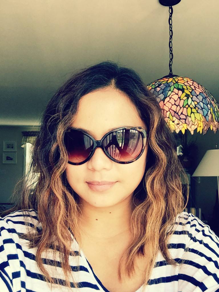 Beach hair selfie