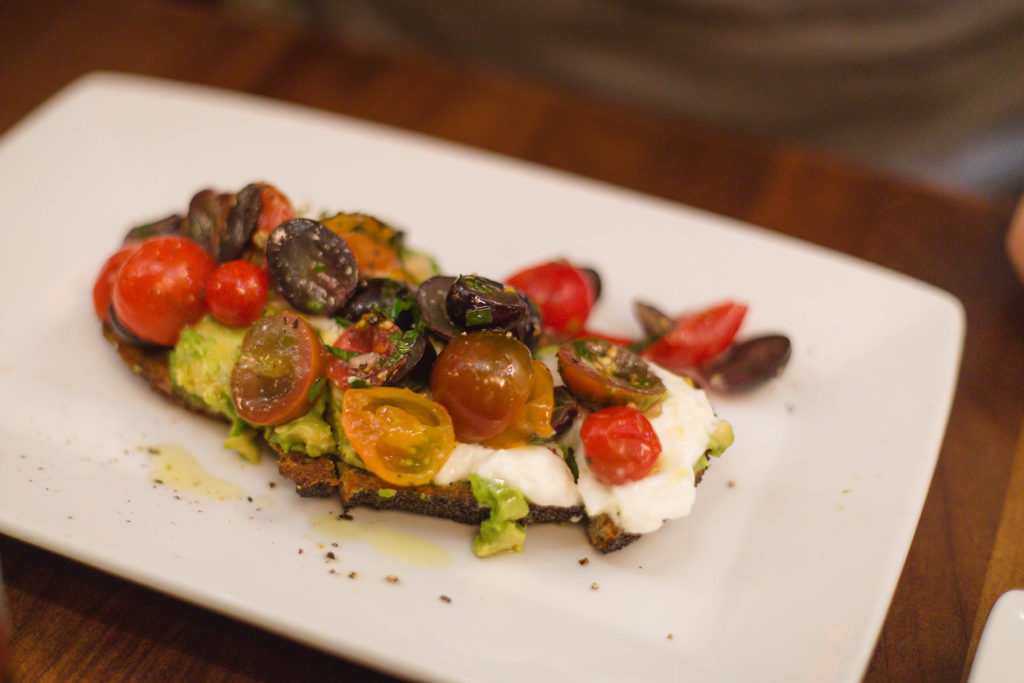 Avocado Toast at Misfit Restaurant