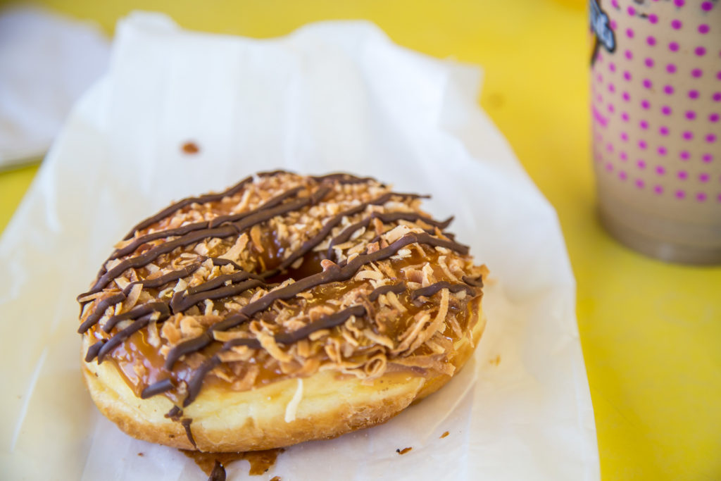 Samoa Donut from DK's Donuts